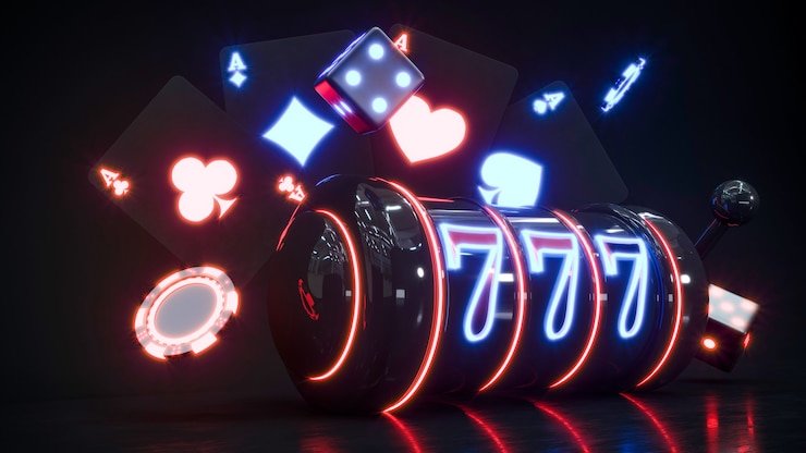 Tampilan meja Lightning Roulette dengan dealer live dan roda putar